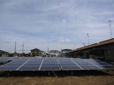 東金市中野　太陽光発電所